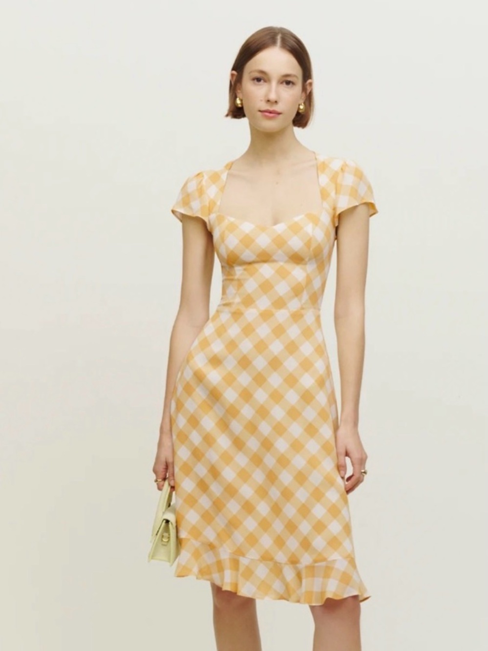 Reformation Rosi Dress Yellow
